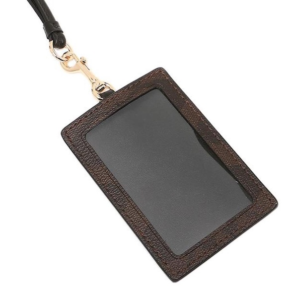 NEW Coach Signature Card Case Employee ID lanyard - Picture 3 of 6